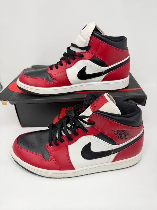 Nike Other - Nike Red/White/Black High-Top Sneakers